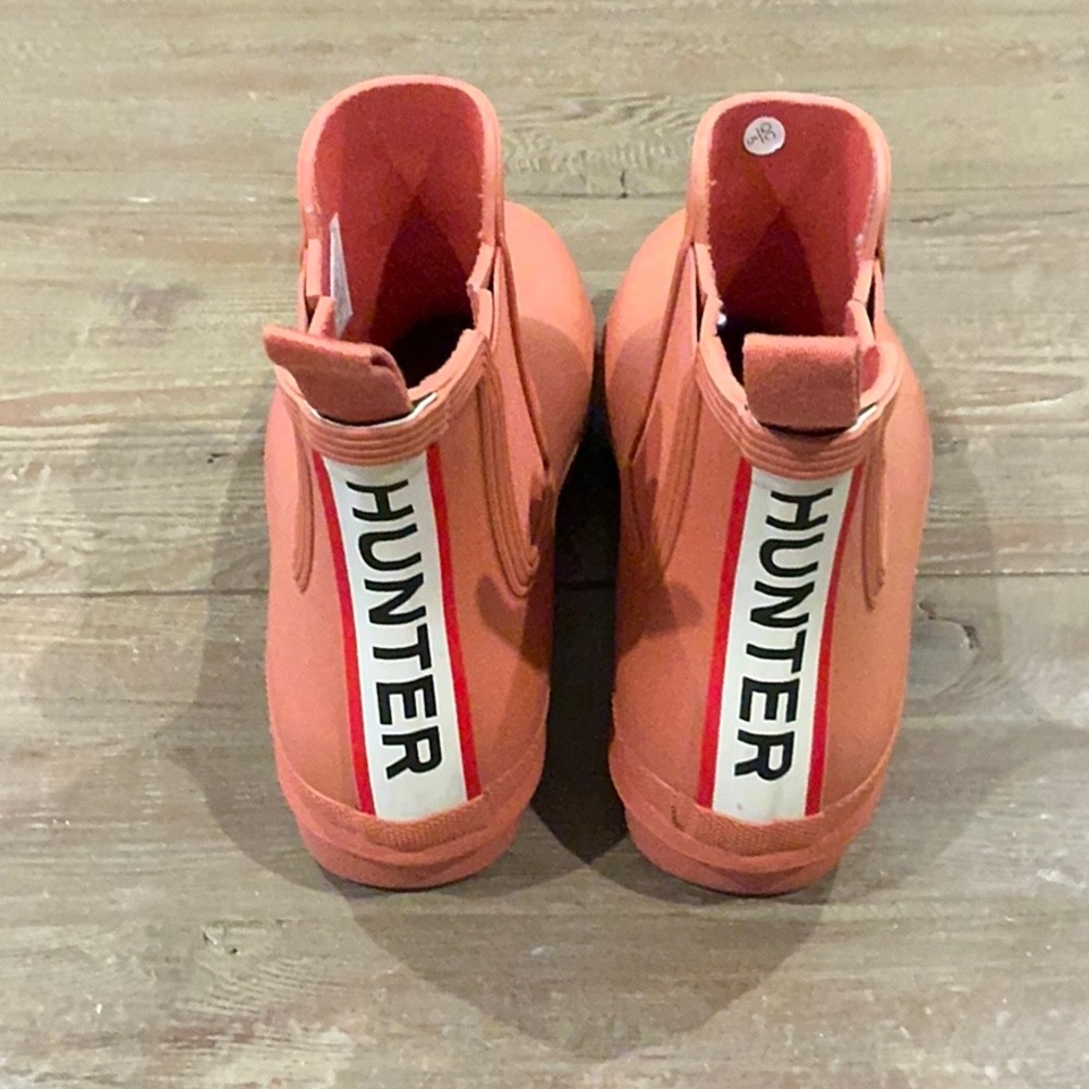 Hunter orange Chelsea Rain Boots - Picture 2 of 8